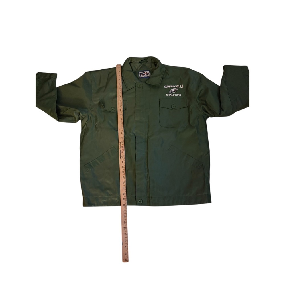 Men Eagle's Super Bowl LII Championship Logo Sporty Jacket Size Large - Picture 6 of 7